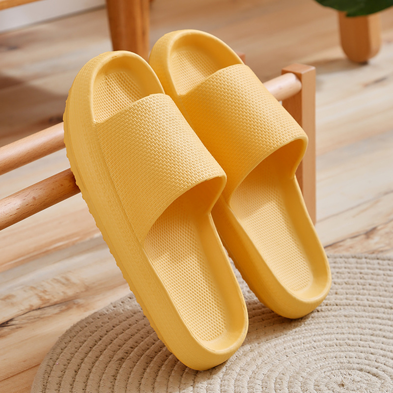 New Hotel Anti-Slip Thick Bottom Household Indoor Bathroom Slippers for Couples Women's Summer Eva Sandals for Men