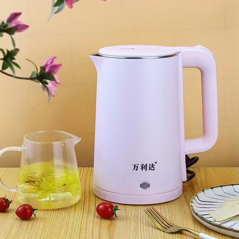 Malata Kettle Electric Kettle Stainless Steel Kettle Electric Kettle Health Pot Double-Layer Thermal Kettle Logo Printing