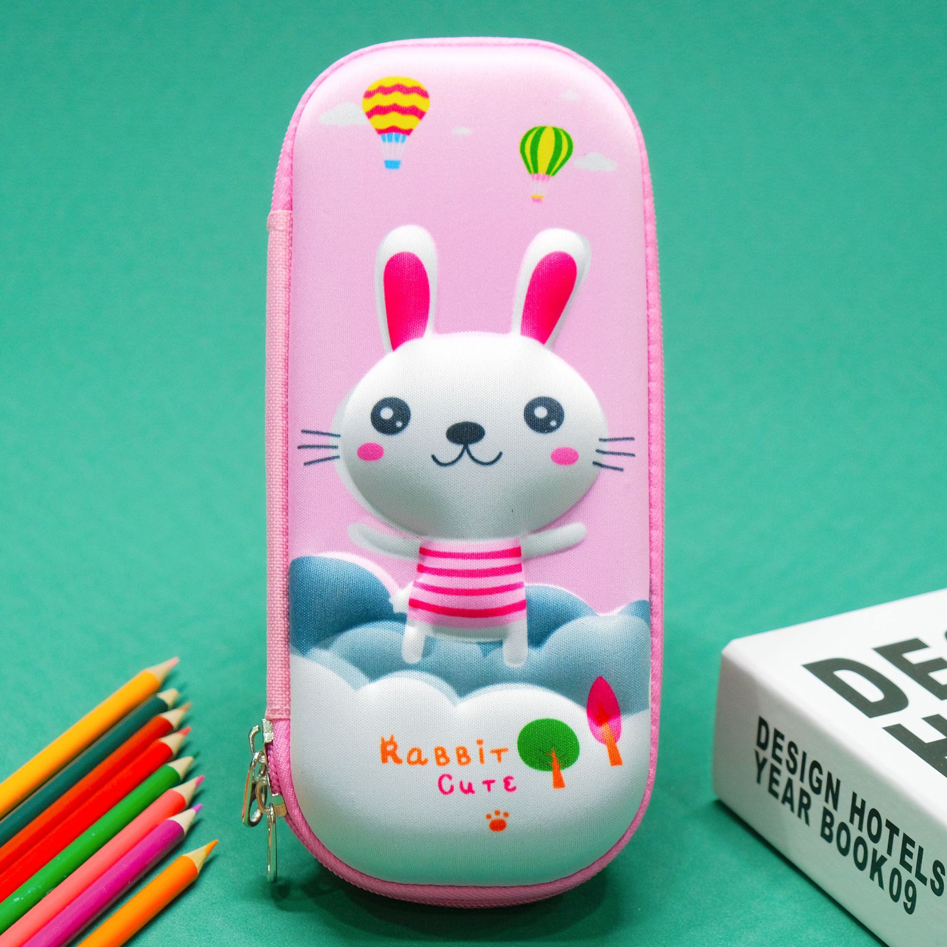 小学生卡通笔袋3d可爱文具盒儿童大容量eva铅笔盒幼儿园奖品礼物