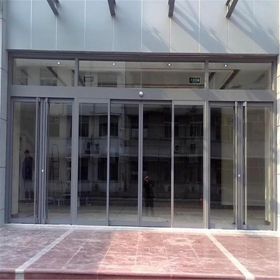厂家直营电动感应玻璃门办公室家用自动门平移门人脸识别门禁