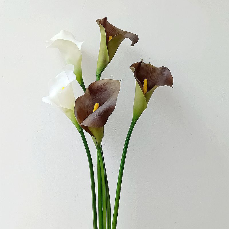 花 中号马蹄莲 海芋 新娘手捧花 家居样板间装饰 摄影道具-阿里巴巴