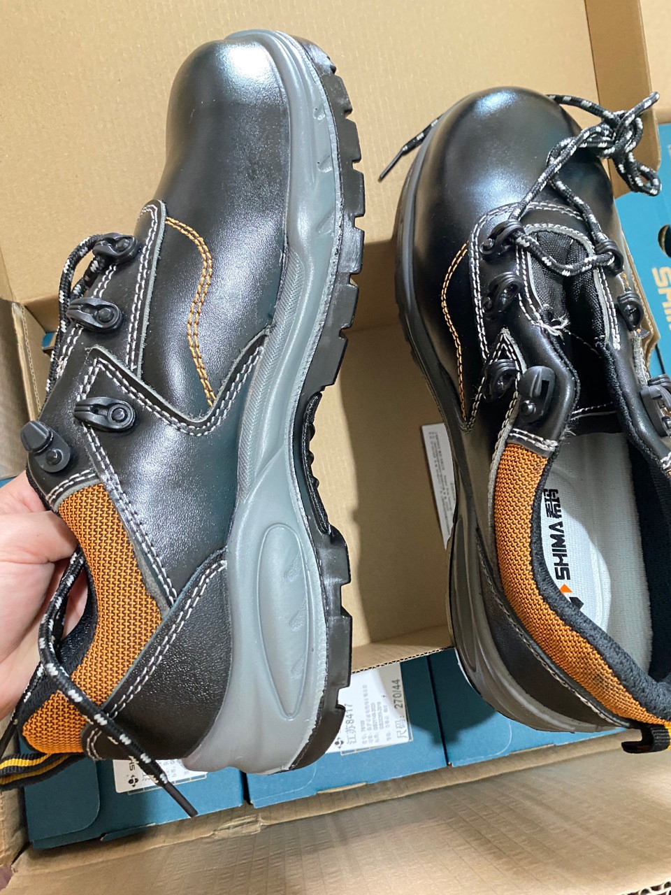 希玛76108防砸防刺穿安全鞋 绝缘6kv耐油耐酸碱劳保鞋 功能可选