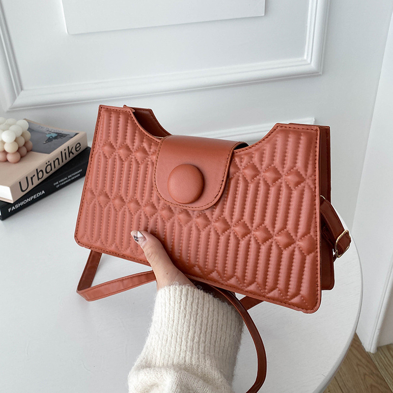 Bag 2022 Spring and Autumn New Fashion High Quality Crossbody Bag Women's All-Match Ins Shoulder Bag Oblique Simple Underarm Bag