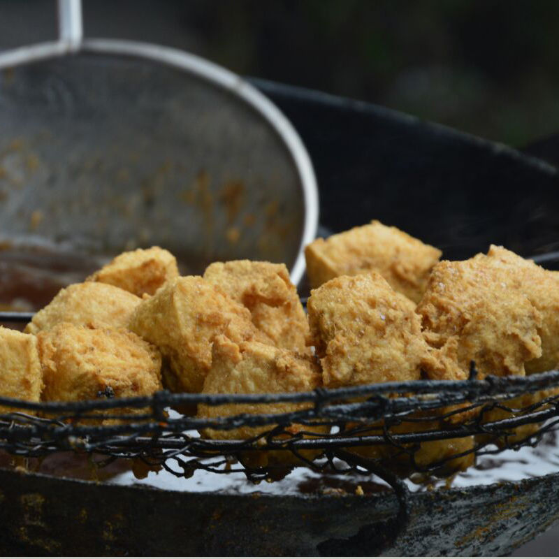 绍兴白臭豆腐生胚小吃创业批发摆摊商用油炸零食自炸美味