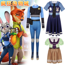 万圣节疯狂动物城角色扮演cosplay服装儿童成人全套朱迪兔子警官