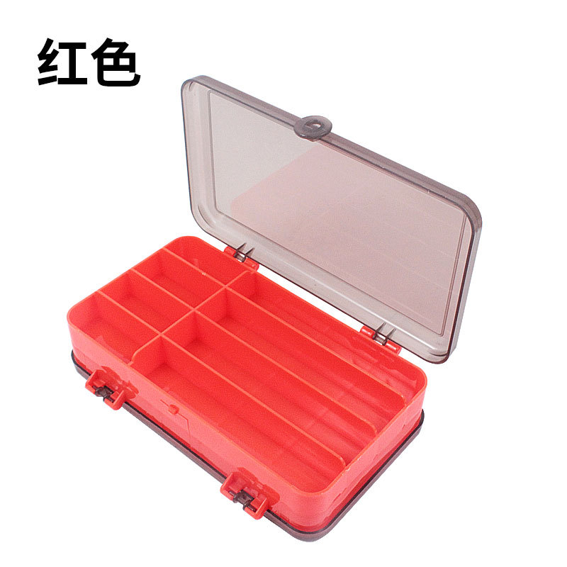 Factory Wholesale Soft Bait Hard Bait Bait Storage Box Double-Sided Split Box Portable Plastic Storage Box Accessory Box Fishing Gear