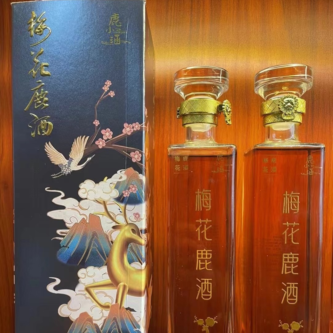 梅花鹿酒52度一件6瓶装梅花鹿鞭鹿筋鹿茸血泡酒500ml/瓶批发包邮