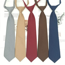 厂家现货新款纯色JK领带批发免打款 男女学生休闲时尚小领带7cm