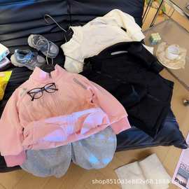 奥粒绒棉服冬季拉链防风保暖立领夹棉开衫2025年新款中大童棉袄