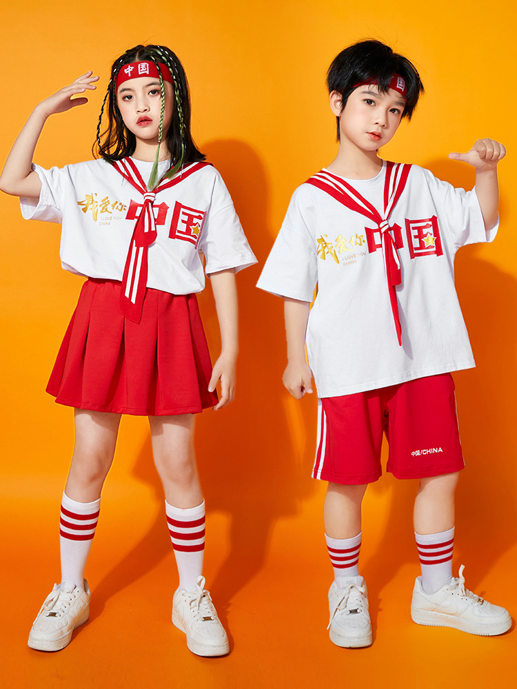 六一儿童表演服装国潮幼儿园合唱服小学生运动会班服啦啦队演出服