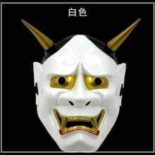 万圣节恐怖面具 日本般若鬼首面具 卡通面具 动漫面具 兰陵王面具