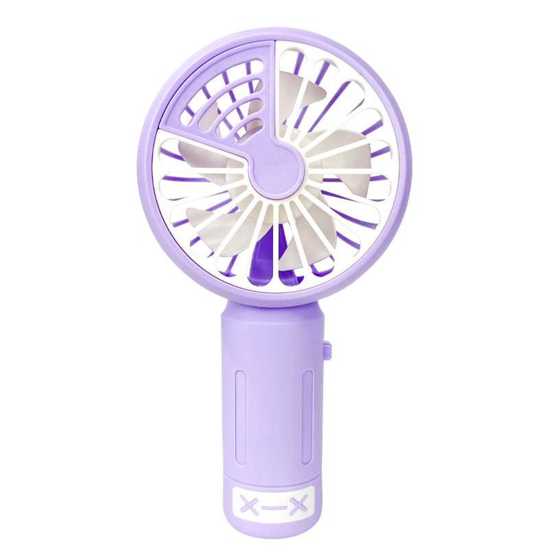 Summer New Small Handheld Fan Rechargeable Candy Color Portable Low Price Cross-Border Student Usb Fan Wholesale