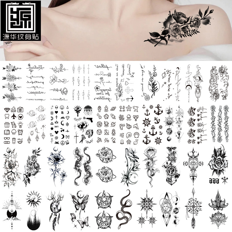 new fresh waterproof tattoo sticker factory in stock suit any combination amazon supply factory