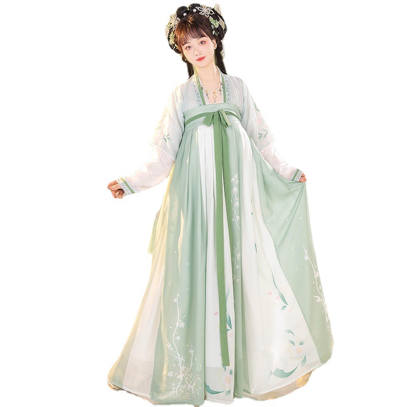 Hanfu Women Adult Dress 2023 Spring and Summer New Chinese Style Retro Chest-High Dress Super Fairy Improved Skirt