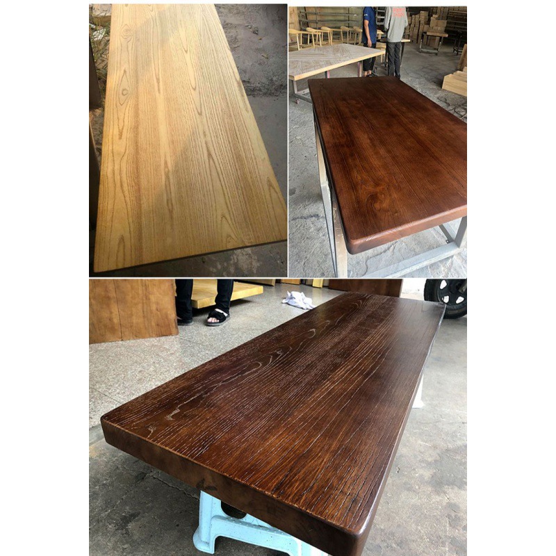 solid wood boards table panel pine old elm large board table conference table partition bay window table log bar surface wholesale