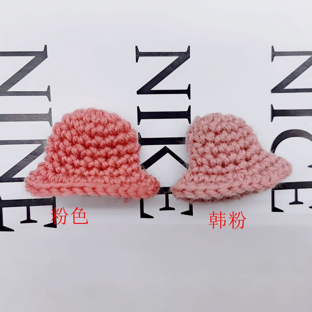 Spot Supply Mini Wool Straw Hat Hair Accessories Bag Clothing Accessories Phone Case DIY Material Wool Small Hat