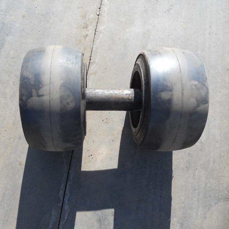 制作各种拖车轴 小吨位农用挂车轴 配套13 1/2x7 1/2x8实心轮胎