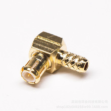 MCX-C-JW1.5射频同轴连接器 MCX公头接RG3 16/RG174电缆