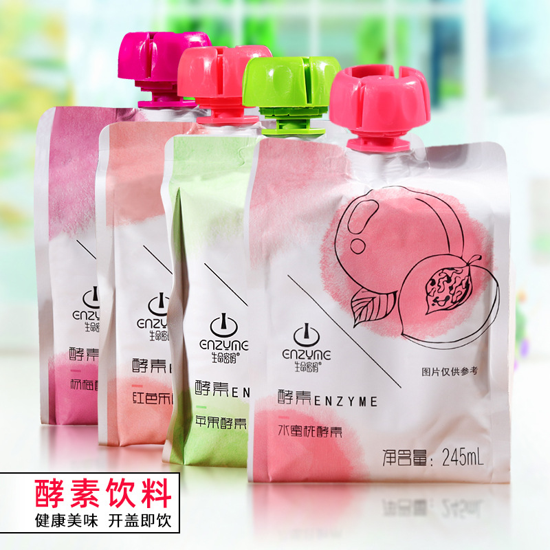 生命密码复合酵素饮料 混合果蔬发酵饮料果汁 袋装直饮健康饮品
