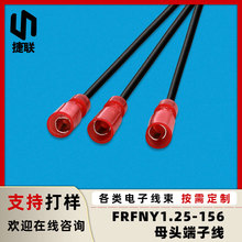 FRFNY1.25-156母头端子线全绝缘4.0子弹头公母对接线冷压端子线