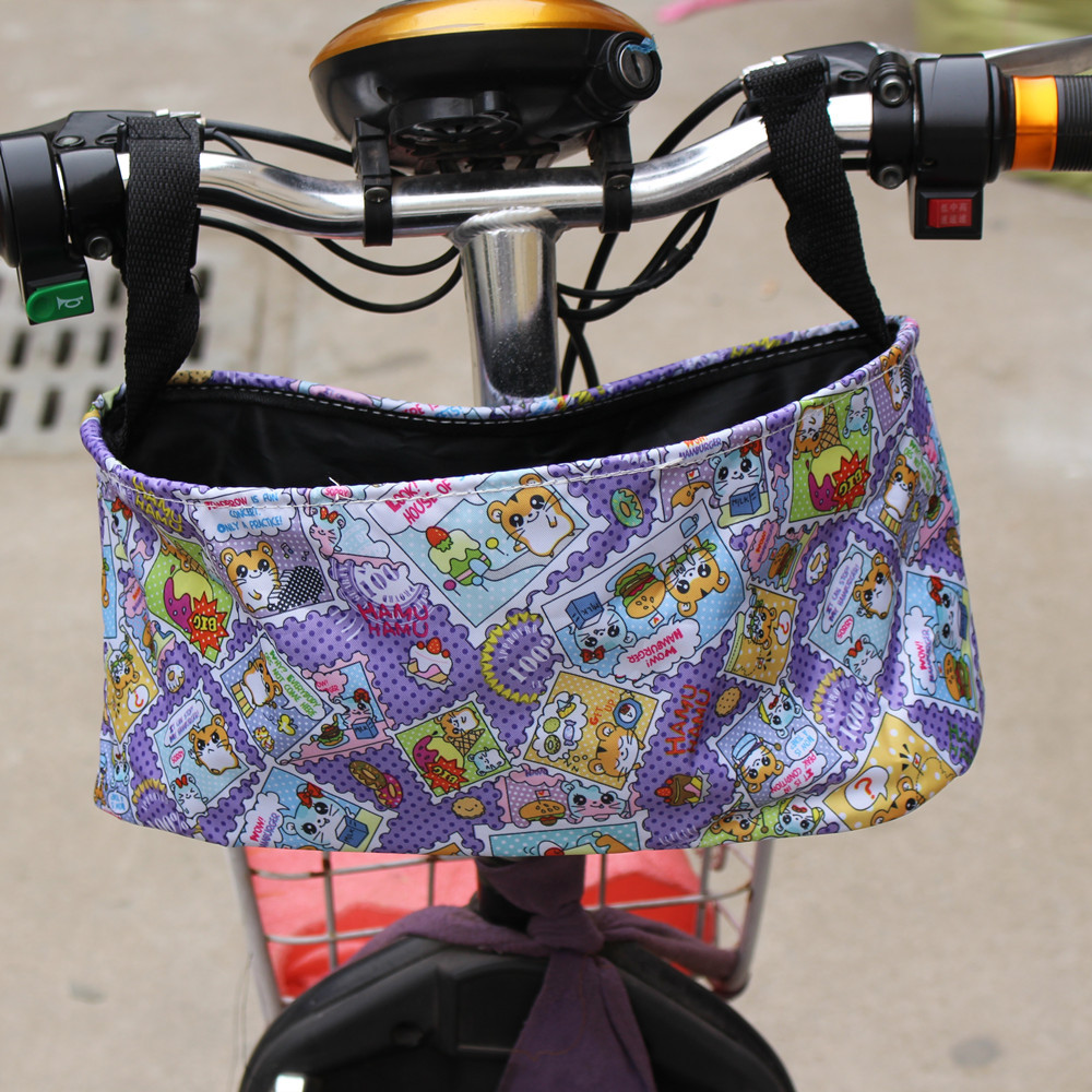 电动车收纳挂包前置挂兜电瓶车挂物包置物袋自行车电单车挂袋实用