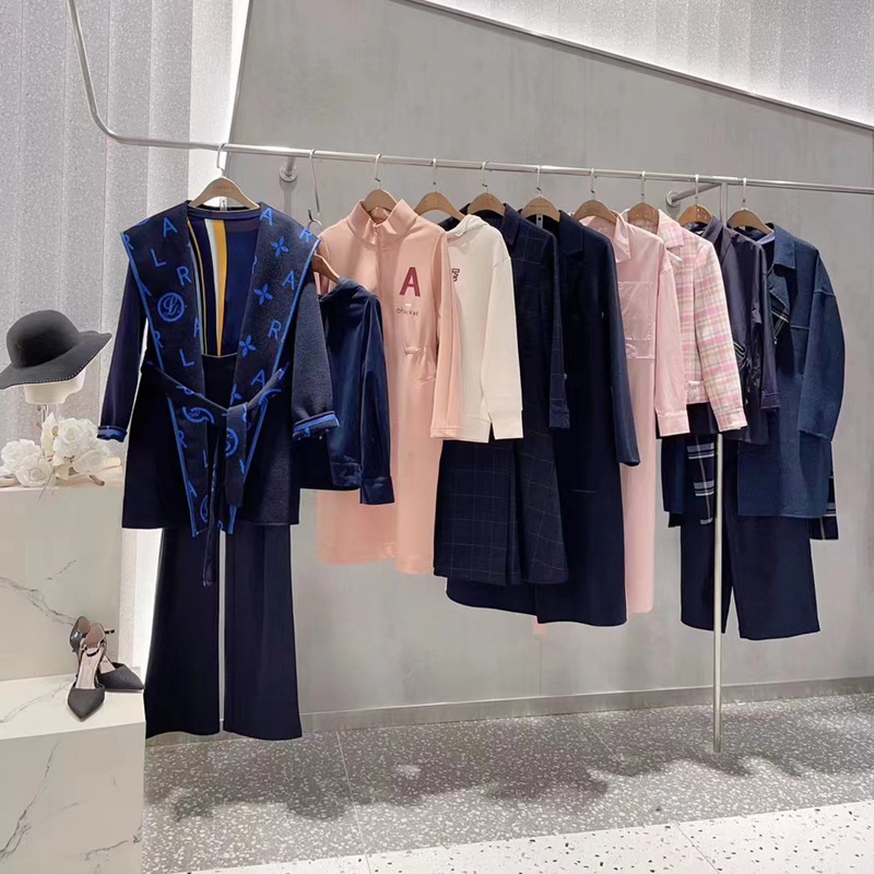 孤品女装清货衣服外贸剪标连衣裙品牌撤柜一手货源批发广州十三行