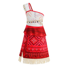 外贸欧美电影海洋奇缘2莫阿娜cosplay女童表演礼服阿娜服装moana