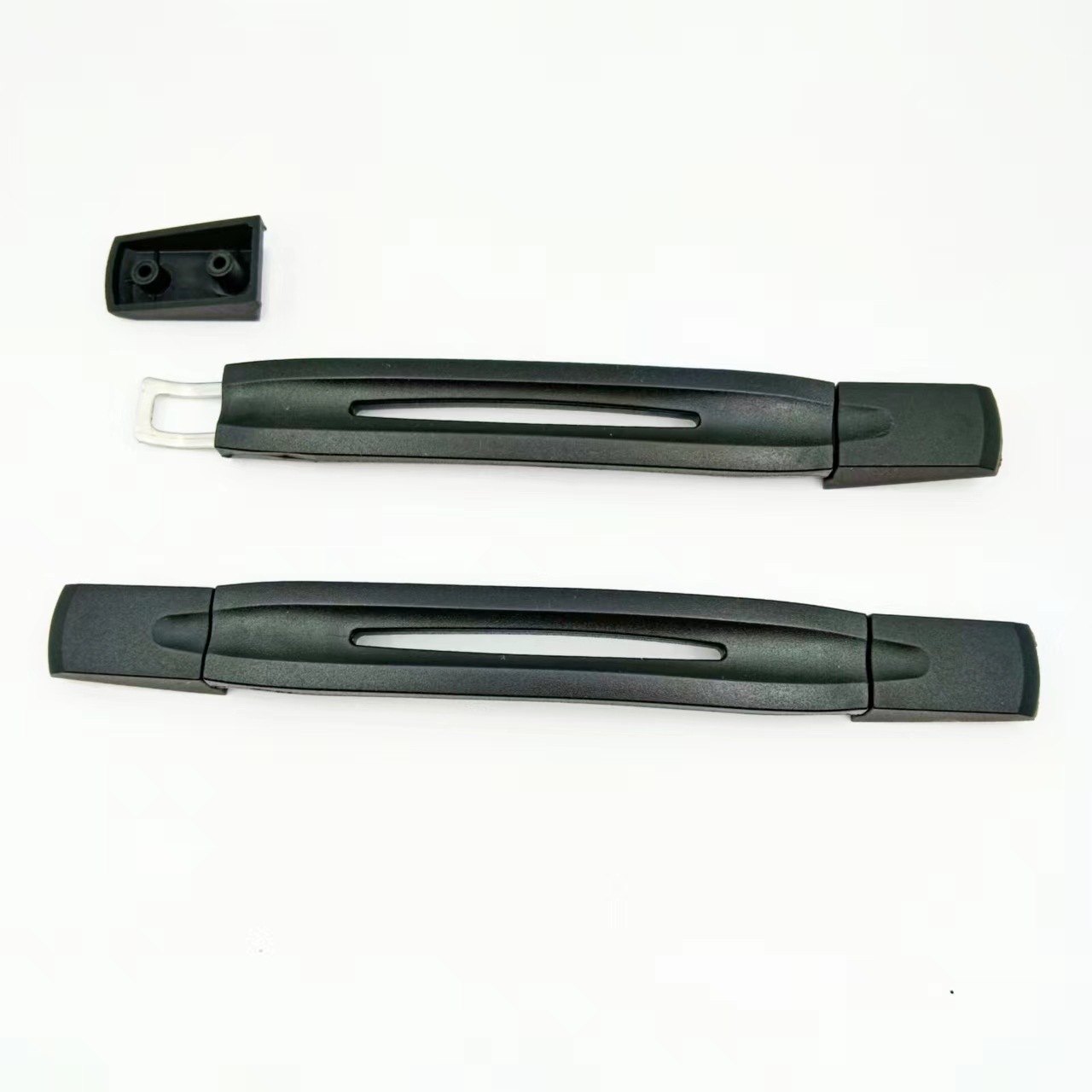 行李箱伸缩拉手旅行箱配件黑色塑料提手工具箱包手把pc箱硬箱提手