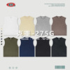 BE men's wear| 2023 Spring and summer 275G washing Do the old Raglan Sleeveless vest American style street Retro Chaopai