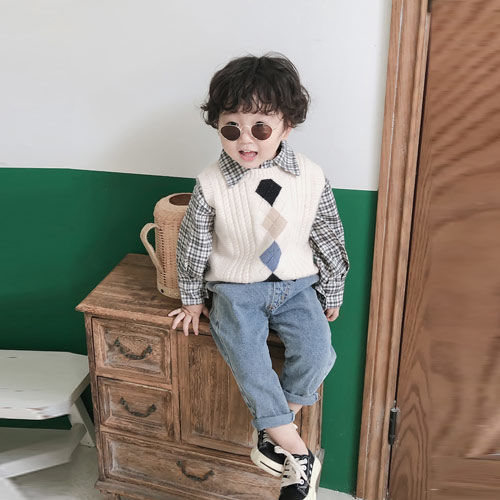 针织背心男秋冬图片