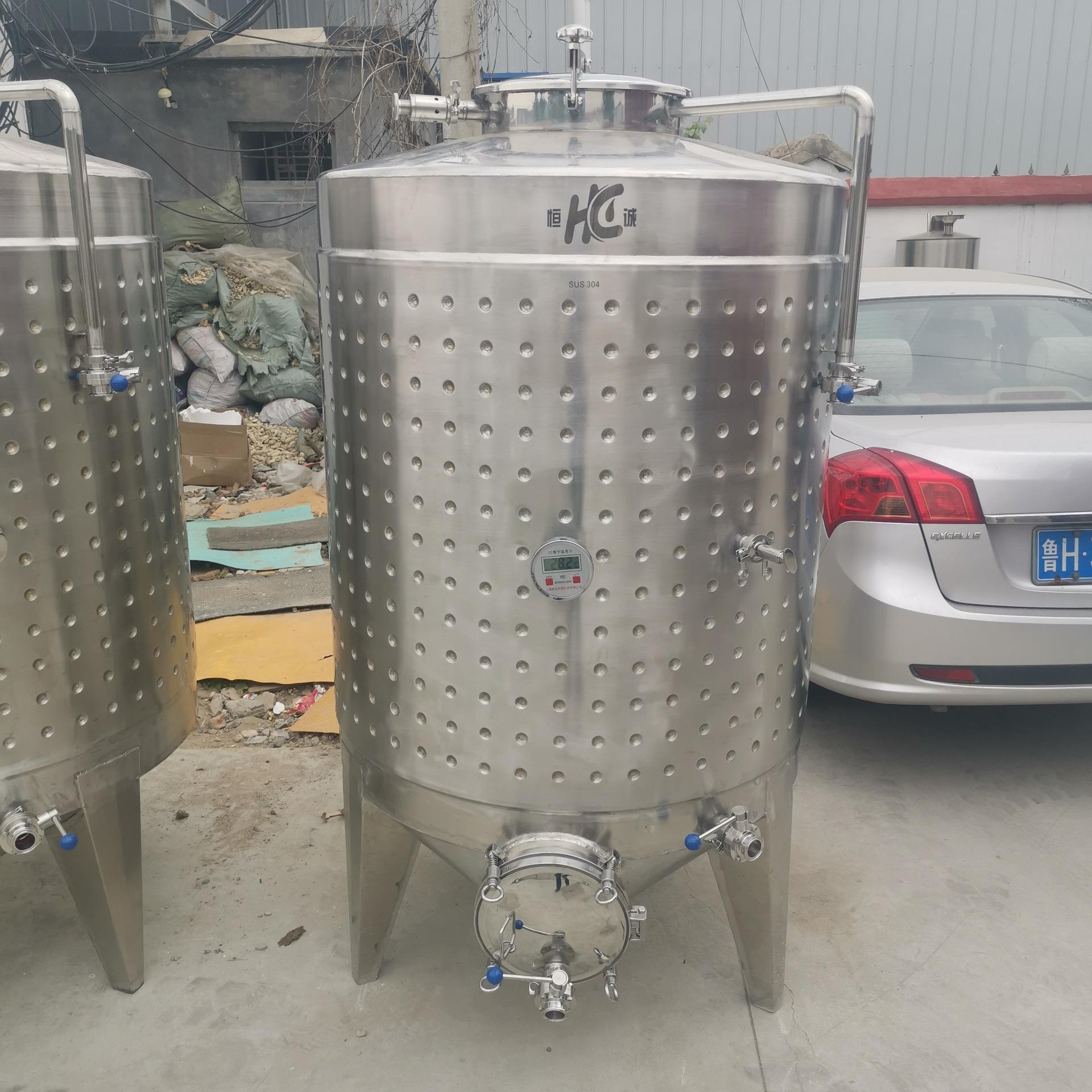 定制【葡萄酒发酵罐】赤霞珠干红酿酒设备白兰地蒸馏器家用型储罐