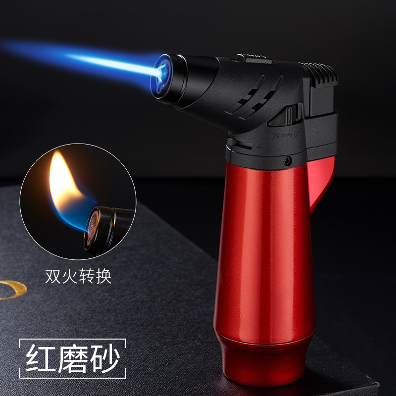 Windproof Lighter Point Moxibustion Moxa Stick Welding Gun Special Igniter Artifact Burning Torch Direct Punching Inflatable Spray Gun Lighter