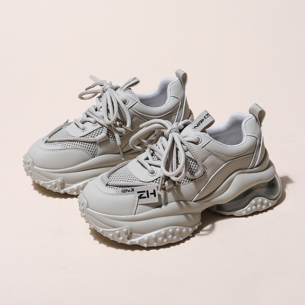 夏季老爹鞋女厚底运动单鞋防滑百搭女鞋女士鞋子透气休闲鞋批发