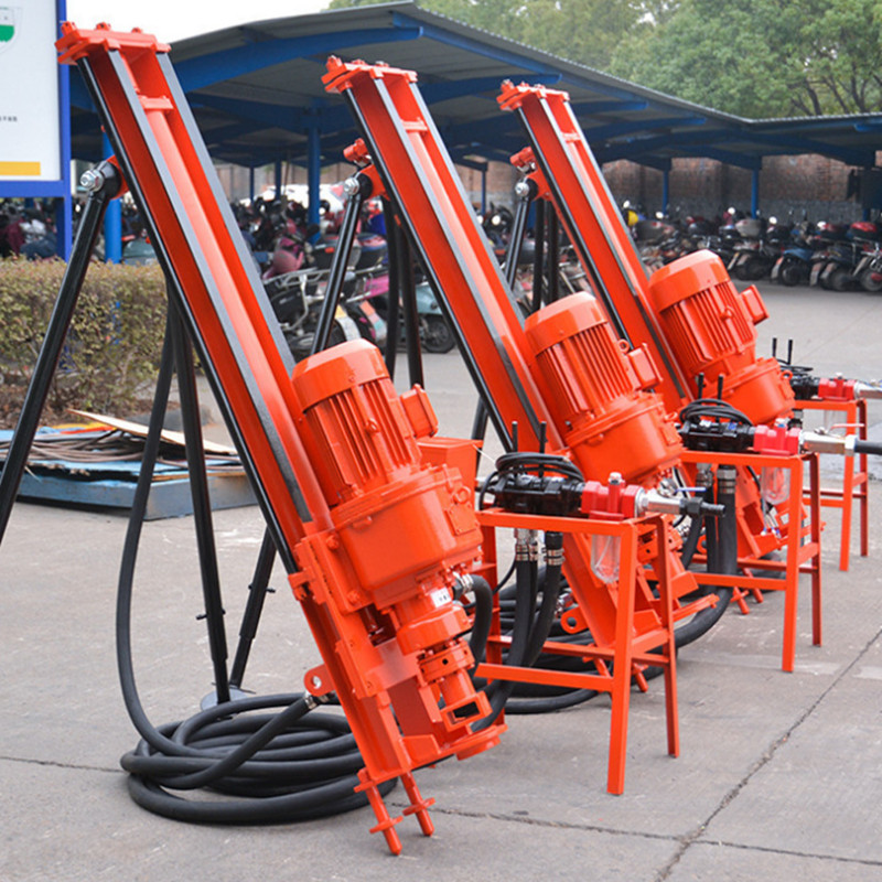 电动潜孔钻机 电气混合凿岩机 70型100型120型潜孔钻支腿式潜孔钻