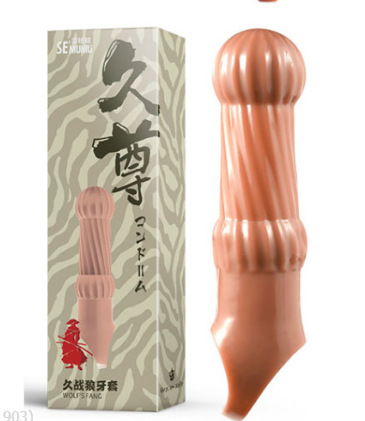 Wolf Tooth Men's Supplies Yin Sutra Set Lengthened Bold Stick into Hehuan Room Fun Sex Toys Wholesale