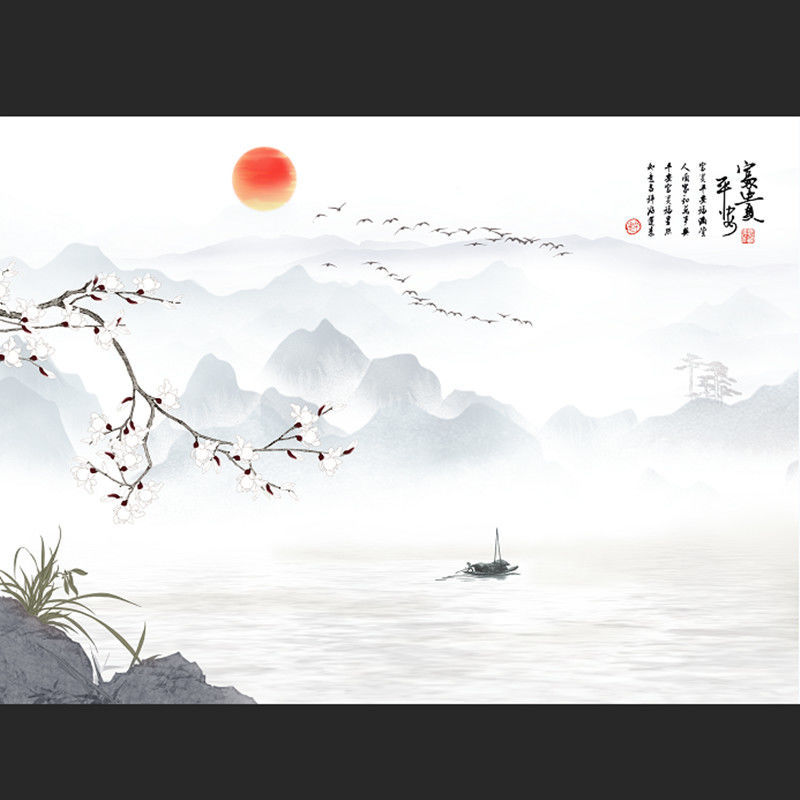 鱼缸背景纸画高清图3d立体壁纸壁画造景水族箱贴纸5d装饰自粘免胶