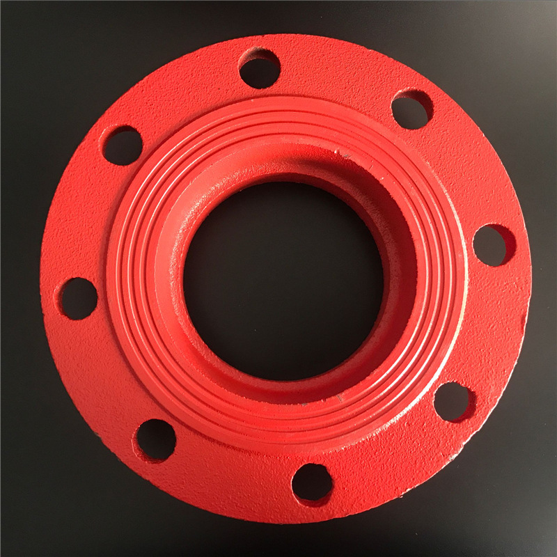 消防沟槽管件沟槽法兰转换法兰卡箍法兰批发