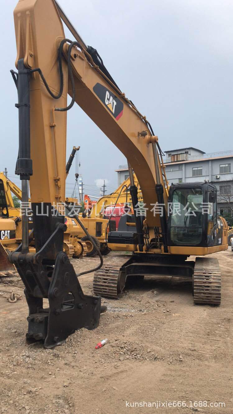 卡特330d挖掘机 带破碎锤小挖机 挖土机 二手微挖转让出售