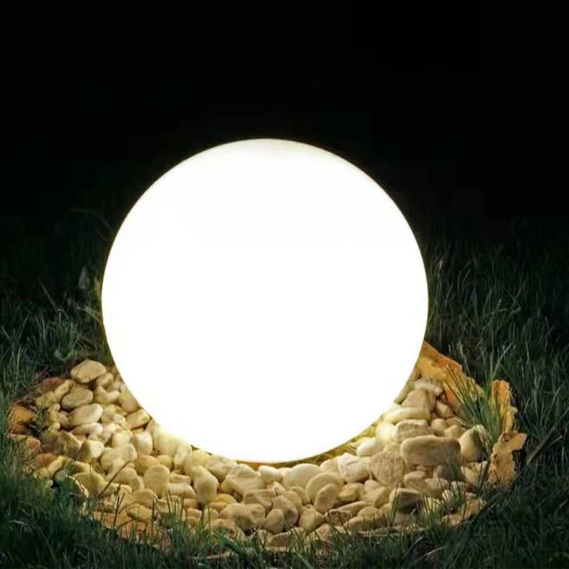 庭院景观灯太阳能户外落地发光圆球灯自动亮防水草坪月亮灯led灯