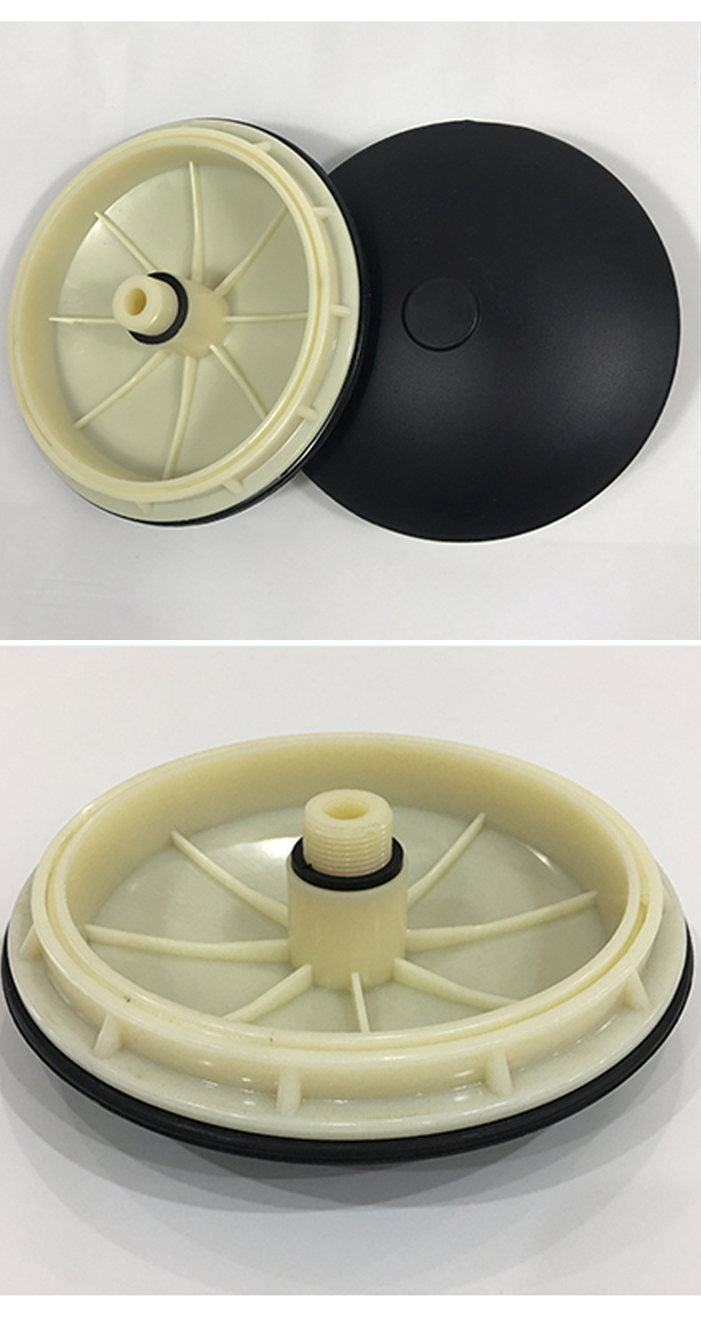 膜片式微孔曝气盘 橡胶曝气头215/260/300 盘式曝气器 爆气装置