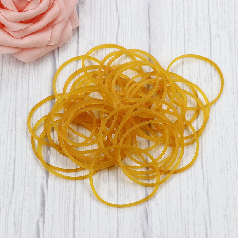 越南橡皮筋高弹耐拉牛皮筋工业橡胶圈黄色皮筋橡皮圈整件60斤
