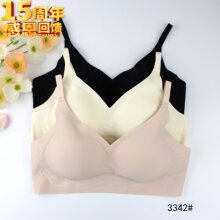 芬ZD3342#亲肤加厚杯乳感美背内衣尾货舒适透气文胸库存批发处理