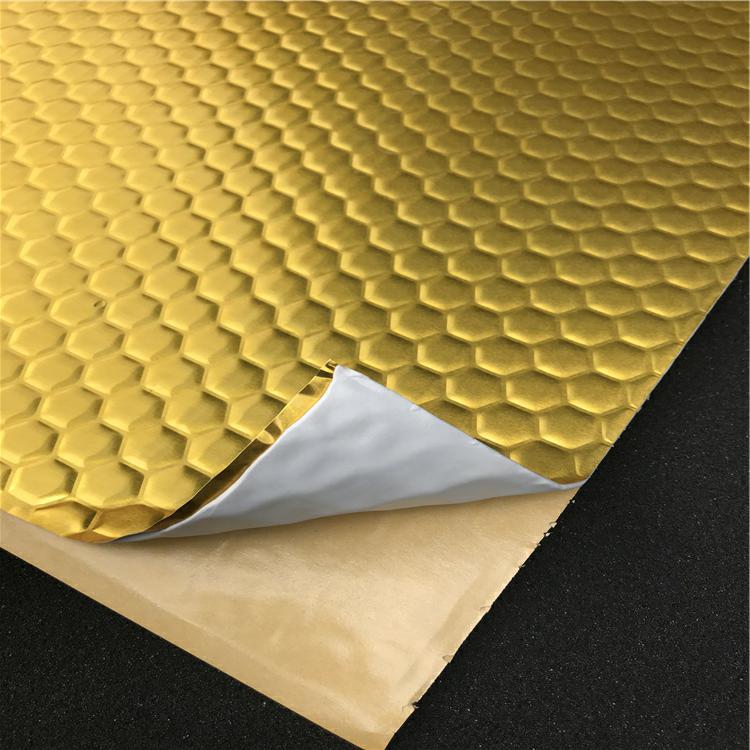 汽车隔音胶止震板隔音减震材料阻燃烧防火隔音阻尼片 管道隔音棉