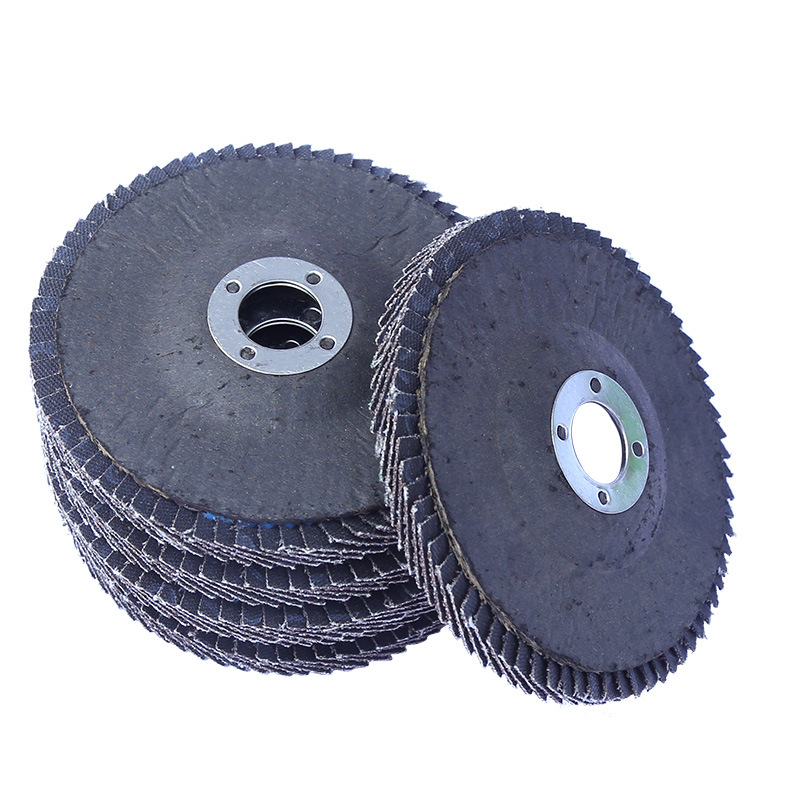 Factory Wholesale Polishing Abrasive Band Flap Disc Blue Black Flap Disc Polishing Gauze Impeller Gauze Polishing Wheel