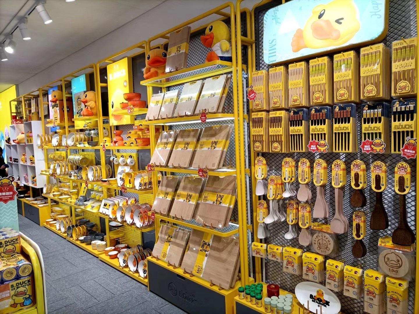 小黄鸭货架玩具货架母婴货架厂家