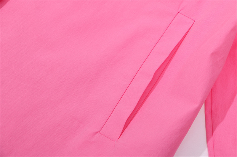 2021新款沈梦辰明星同款粉色衬衫女长袖宽松韩版加长上衣衬衣6265