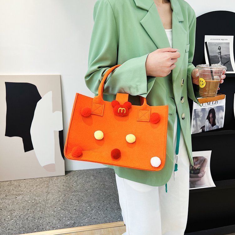 2022 Spring and Summer New Shoulder Handbag Fashion All-Match Candy Color Street Lightweight and Large Capacity Korean Women Bag Tide