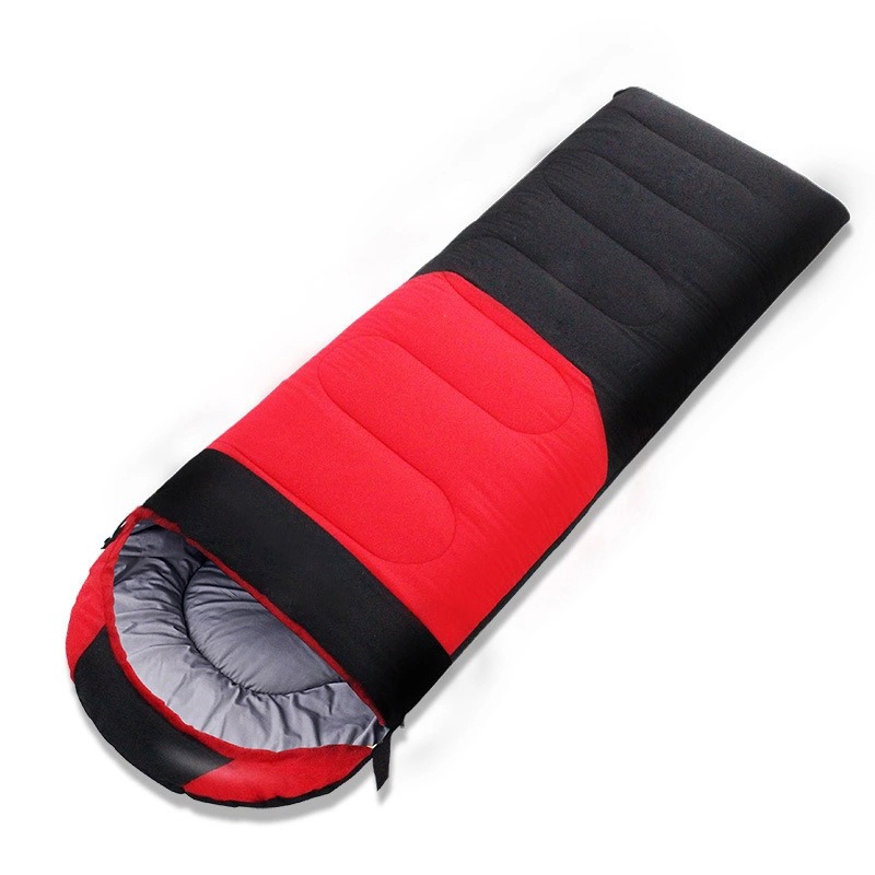 Outdoor down-Filled Sleeping Bag Autumn and Winter Camping Sleeping Bag Single Stitching Adult Portable Warm Duck down Lunch Break Sleeping Bag 1800