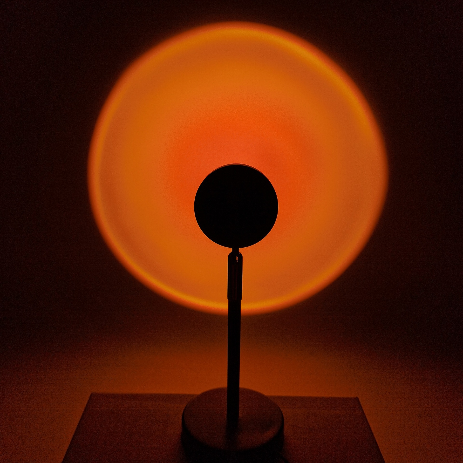 落日灯网红拍照日落灯夕阳灯日不落台灯客厅补光灯艺术氛围投影灯