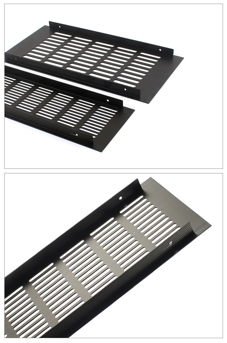 铝合金透气网橱柜透气孔盖橱柜橱柜煤气灶通风网透气孔长方形排气